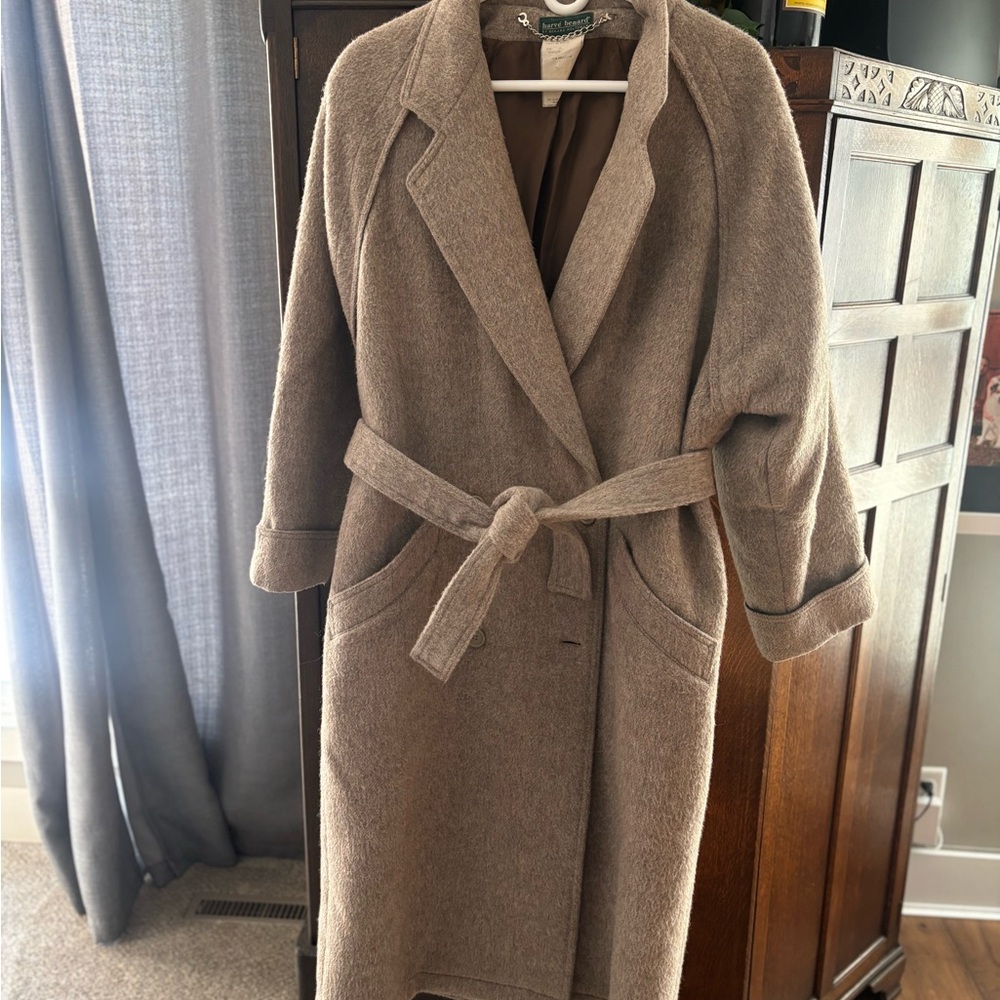 Harve Benard Tan Wool Coat